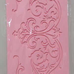 NEW! Sunny Side Up Bakery Decorative Lace Silicone Fondant Mold - 13.34" x 4.53"
